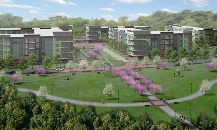 Artist rendering of the proposed Madison at French Creek