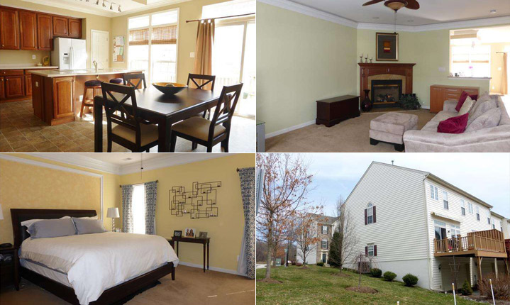 Four pictures of a lovely home for sale in Phoenixville