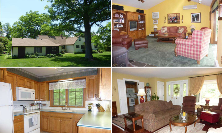 Four pictures of a lovely home for sale in Phoenixville