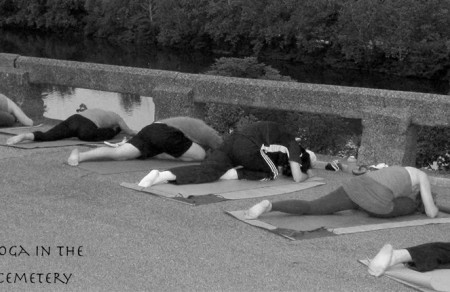 Yoga-in-the-cemetery